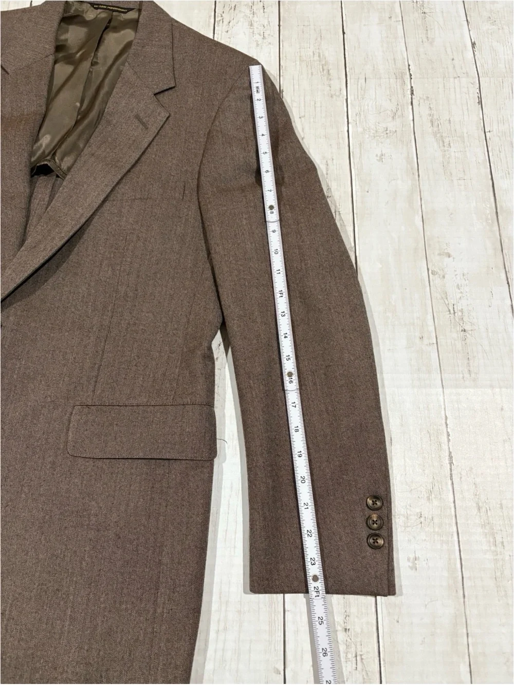 Retro Brown Wool Blazer 42R Sport Coat Jacket Kingsridge